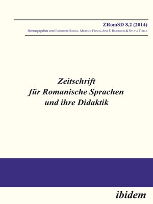 cover image of Zeitschrift für Romanische Sprachen und ihre Didaktik